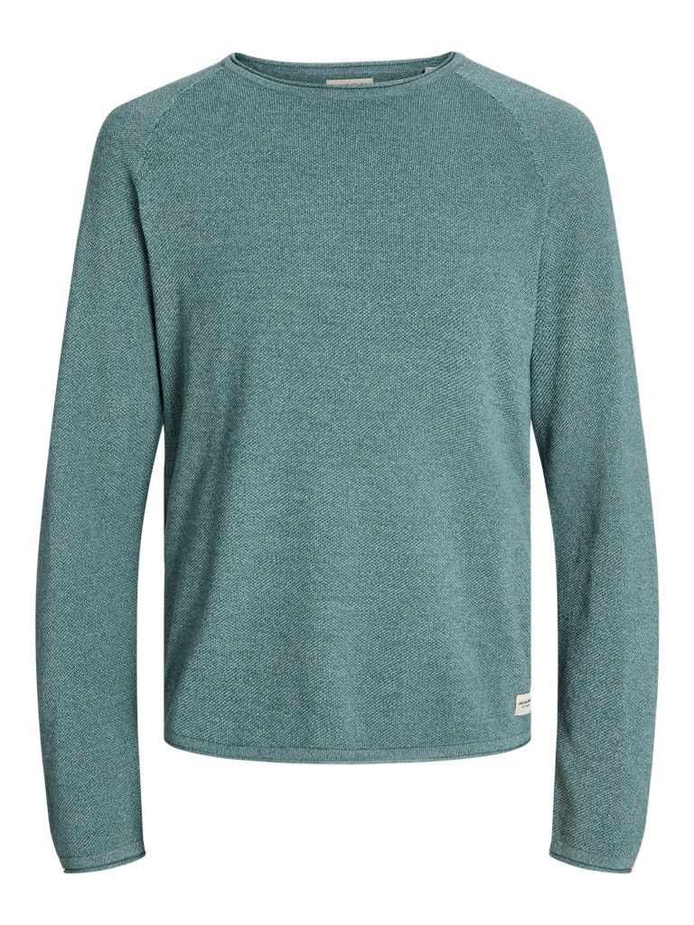 JJEHILL KNIT CREW NECK NOOS Goblin Blue/Twist
