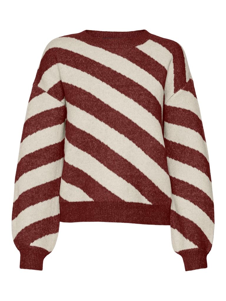 VMLARA LS O-NECK PULLOVER GA BOO REP Fired Brick/W. BIRCH
