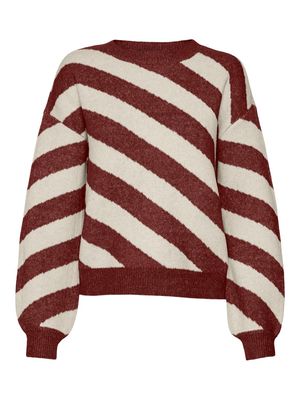 VMLARA LS O-NECK PULLOVER GA BOO REP Fired Brick/W. BIRCH