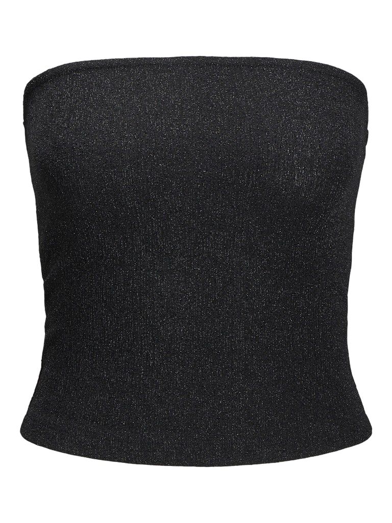 JXSIGGA GLITTER BANDEAU TOP JRS Black
