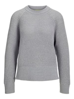 JXCAROLINA CREW NECK KNIT Light Grey Melange