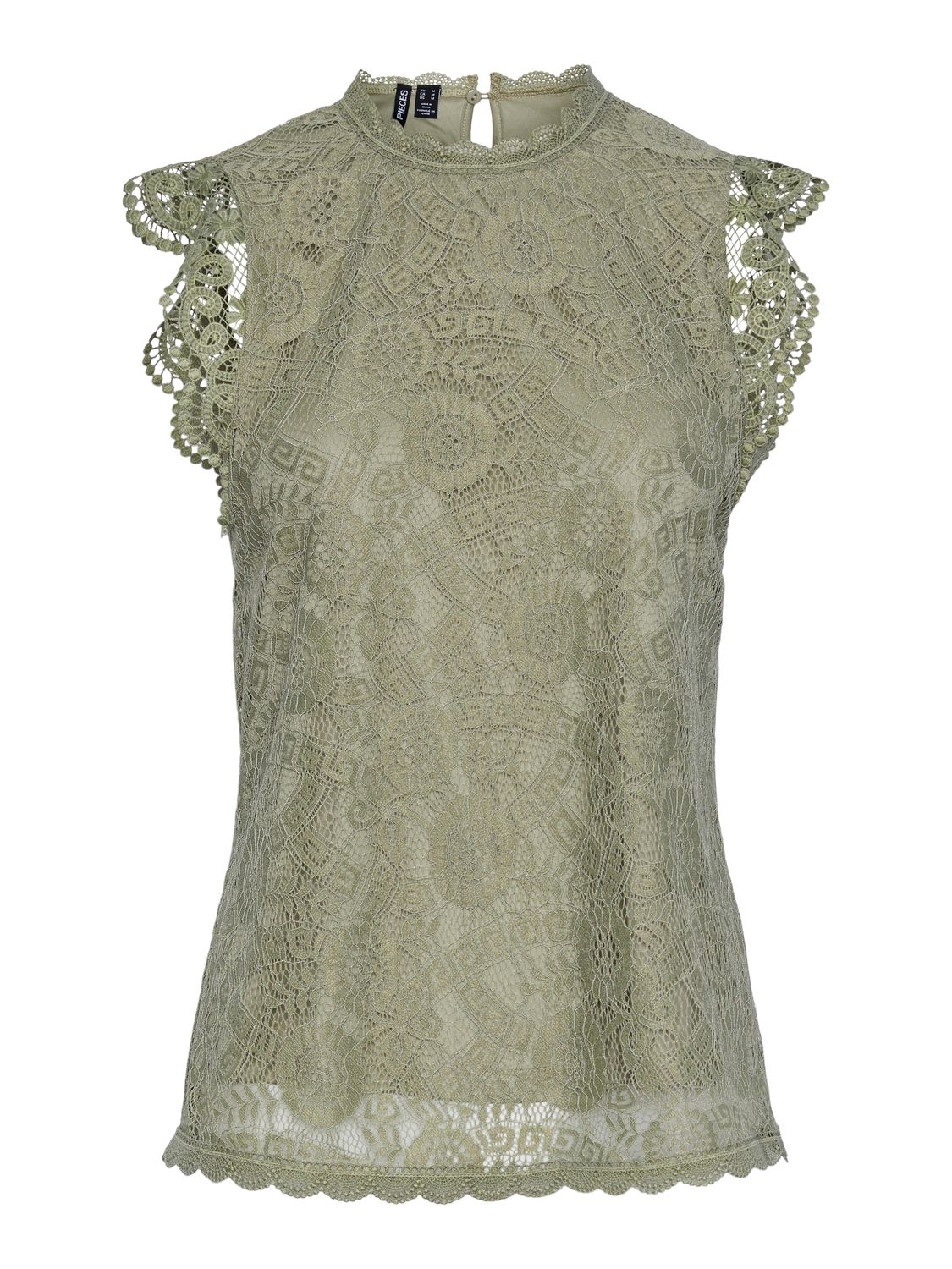 PCOLLINE SL LACE TOP NOOS Tea
