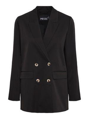 PCTHELMA LS OVERSIZE BLAZER NOOS Black