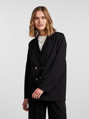 PCTHELMA LS OVERSIZE BLAZER NOOS Black