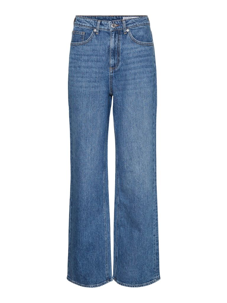VMTESSA HR WIDE JEANS RA380 GA NOOS Medium Blue Denim