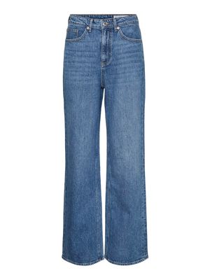 VMTESSA HR WIDE JEANS RA380 GA NOOS Medium Blue Denim