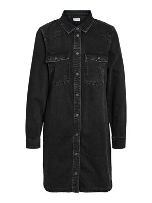 NMNEW SIGNE L/S DENIM DRESS VI001BL NOOS Black Denim