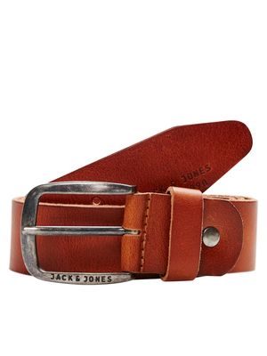JACPAUL LEATHER BELT NOOS Mocha Mousse