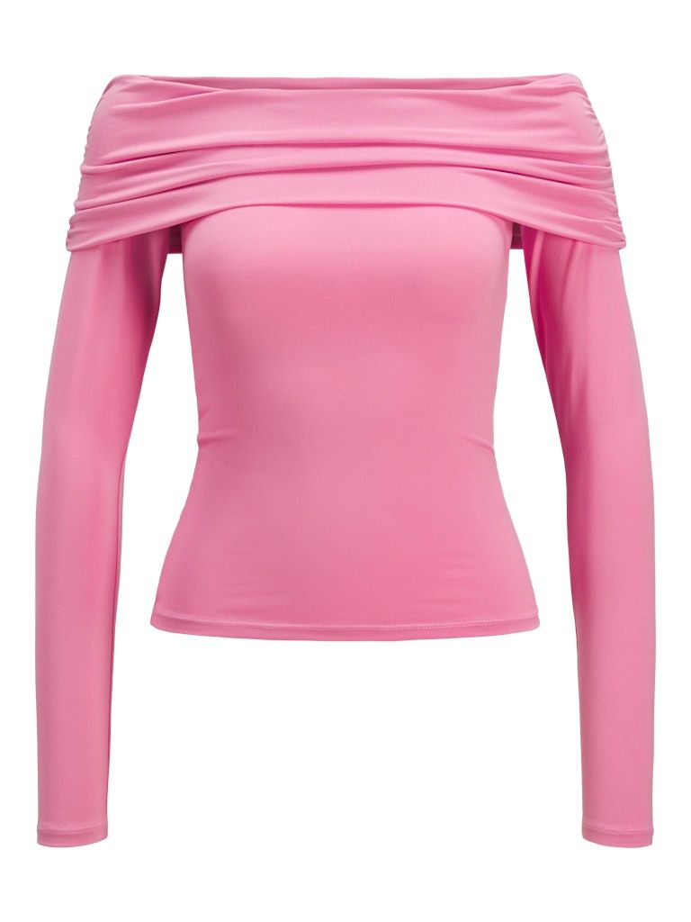 JXMILLE STR LS OFF SH TOP JRS Moonlite Mauve