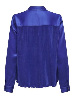 ONLJANE LIFE L/S PLISSE SHIRT PTM Clematis Blue