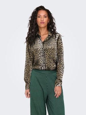 ONLJANE LIFE L/S SHIRT PTM Timber Wolf/Wildlife