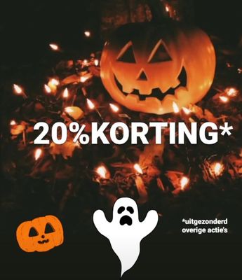 20% Korting Code: HALLOWEEN 
