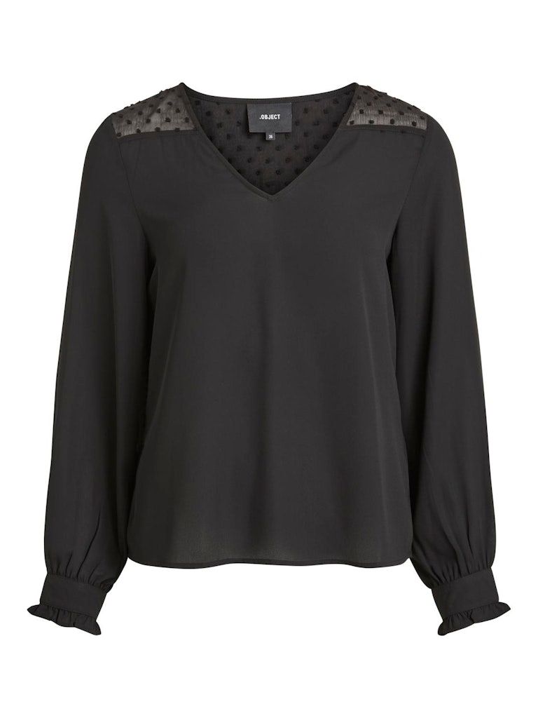 OBJCAMERON L/S TOP .I 100 Black