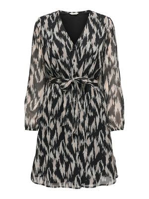 ONLCERA LIFE 3/4 SHORT DRESS WVN NOOS Black-581 Black scar