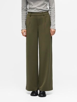 OBJLISA WIDE PANT NOOS Ivy Green