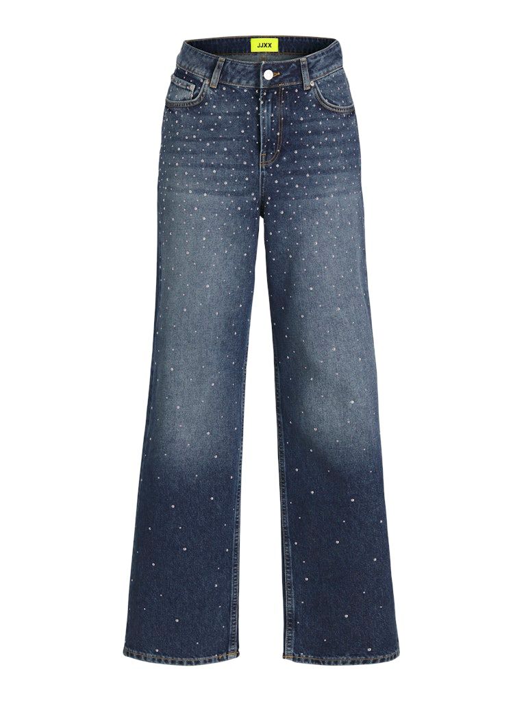 JXTOKYO WIDE HW STONE JEANS DNM Medium Blue Denim