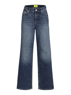 JXTOKYO WIDE HW STONE JEANS DNM Medium Blue Denim