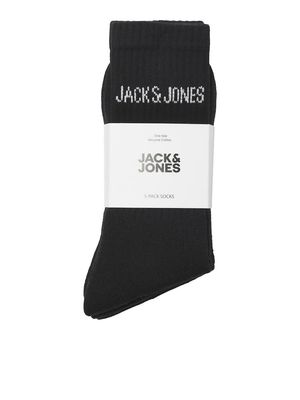 JACREGEN TENNIS SOCK 5 PACK NOOS Black/Black - Black -