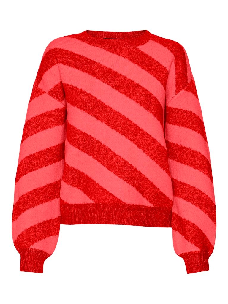 VMLARA LS O-NECK PULLOVER BOO REP Fiery Red/DUBARRY