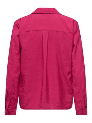JDYCAMILLE L/S LOOSE V-NECK SHIRT WVN Granita