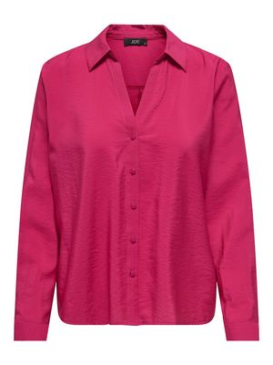 JDYCAMILLE L/S LOOSE V-NECK SHIRT WVN Granita