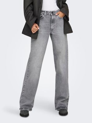 ONLJUICY HW WIDE LEG REA707 DNM NOOS Medium Grey Denim