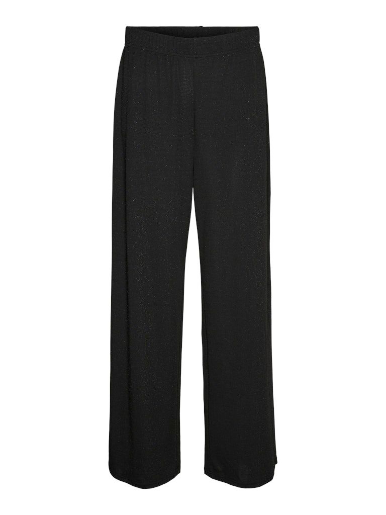 VMKANVA NW GLITTER WIDE PANT JRS Black-BLACK LUREX