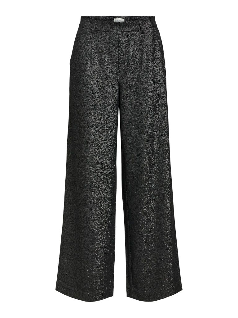 OBJEVELLYN LISA MW LO PANTS E WI 24 Black-Glitter