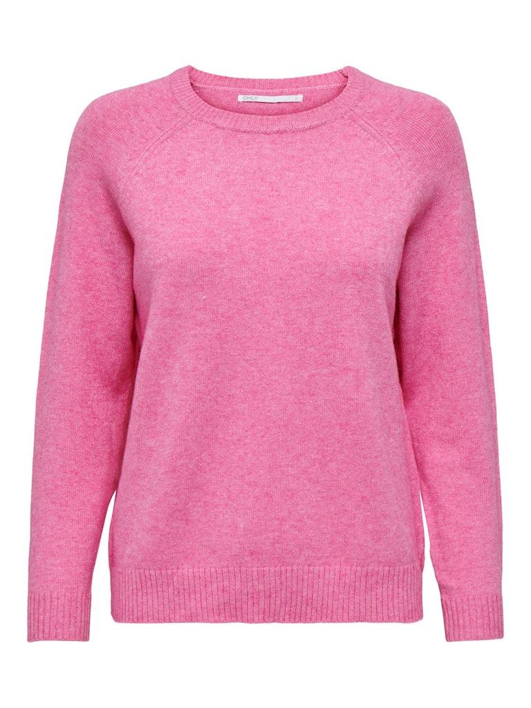 ONLLESLY KINGS L/S PULLOVER KNT NOOS Carmine Rose/Melange