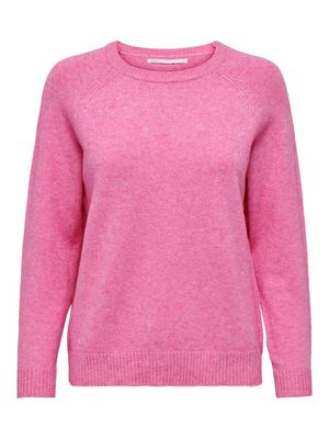 ONLLESLY KINGS L/S PULLOVER KNT NOOS Carmine Rose/Melange