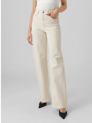 VMTESSA HR WIDE JEANS ECRU GA NOOS Ecru