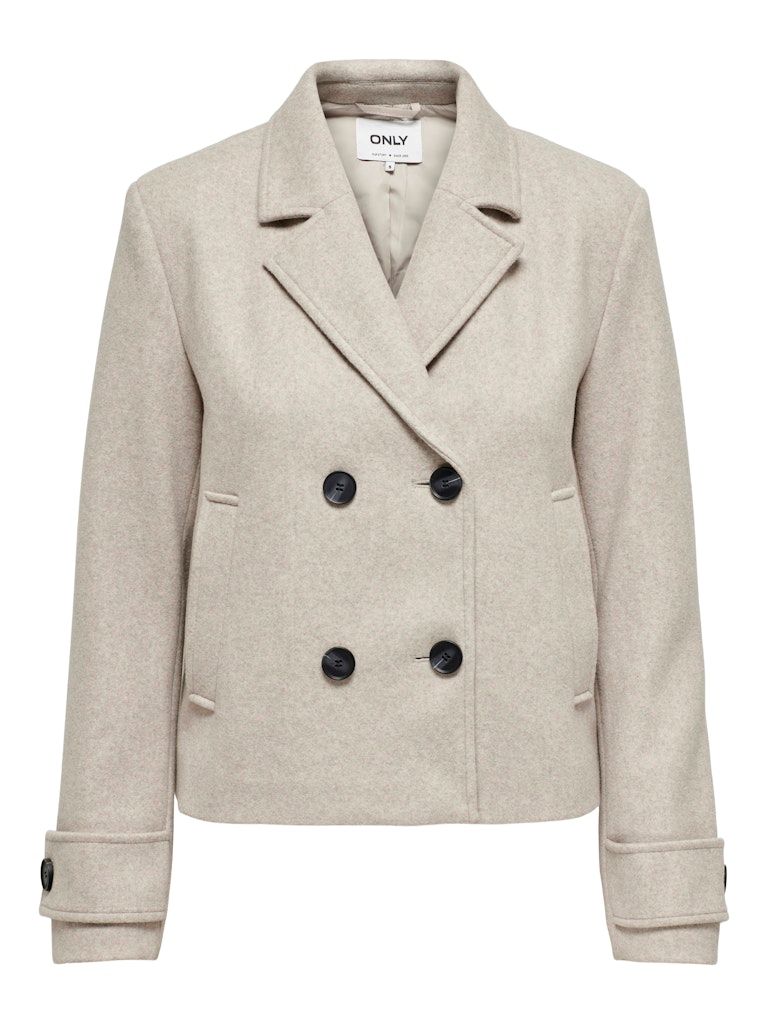ONLFREJA LIFE SHORT DB JACKET OTW NOOS Humus/MELANGE