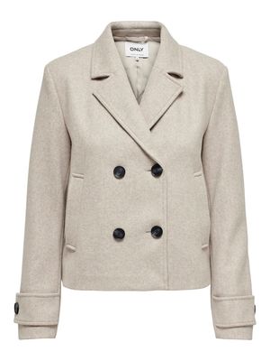 ONLFREJA LIFE SHORT DB JACKET OTW NOOS Humus/MELANGE