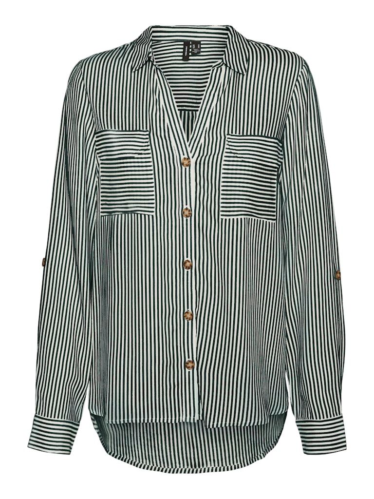 VMBUMPY L/S SHIRT NEW WVN GA NOOS Scarab/Snow white