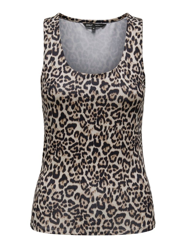 ONLLONE AOP LEO 2-WAY S/L TOP JRS Cloud Dancer/LEO AOP