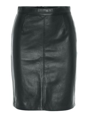 NMPENNY PU SKIRT NOOS Jet