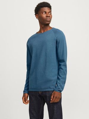 JJEHILL KNIT CREW NECK NOOS Oceanview/Twist