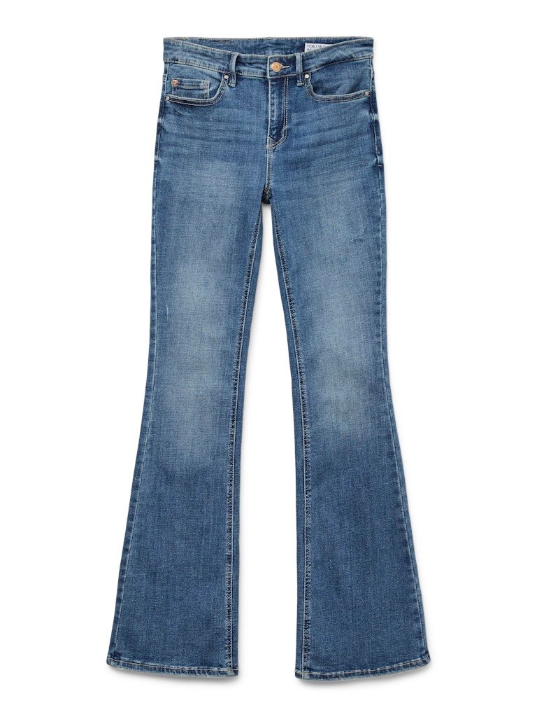 VMFLASH MR FLARED JEANS LI347 GA NOOS Medium Blue Denim