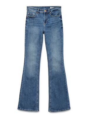 VMFLASH MR FLARED JEANS LI347 GA NOOS Medium Blue Denim