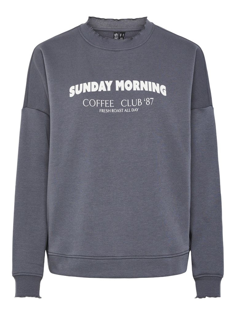 PCPAPAYA LS PRINTED SWEAT Ombre Blue-SUNDAY MORNING