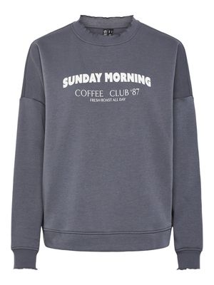 PCPAPAYA LS PRINTED SWEAT Ombre Blue-SUNDAY MORNING