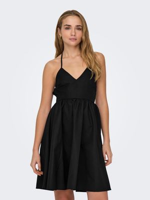 JDYSELENA S/L SHORT DRESS WVN Black