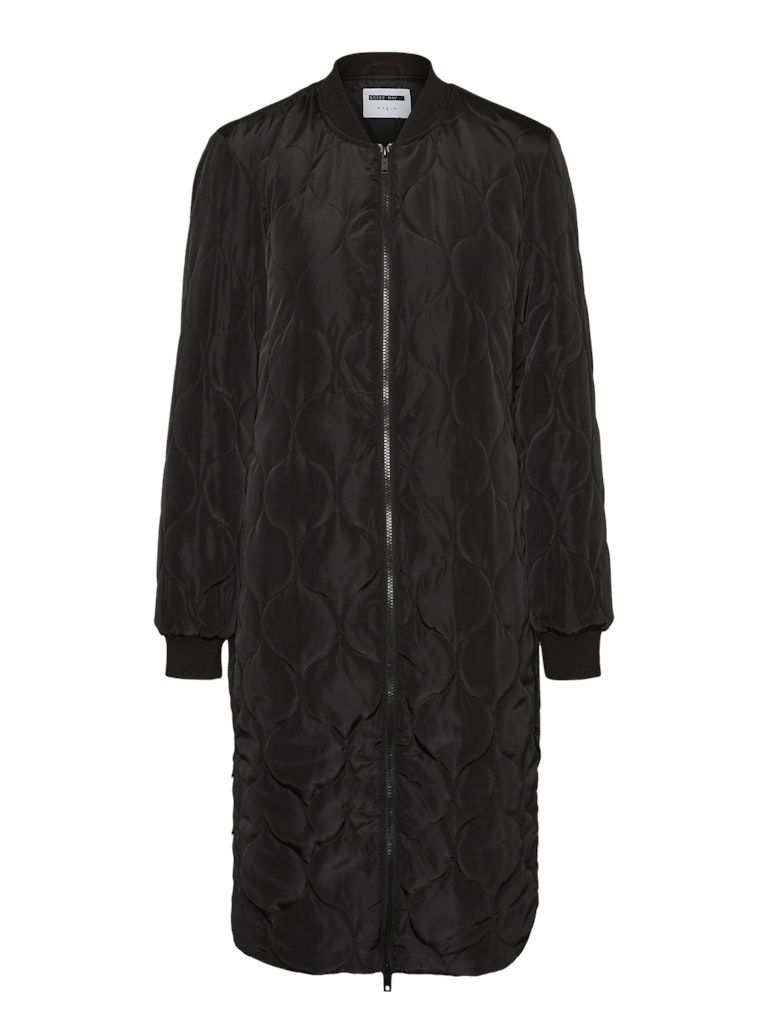 NMSILJE QUILTED LONG L/S JACKET Black