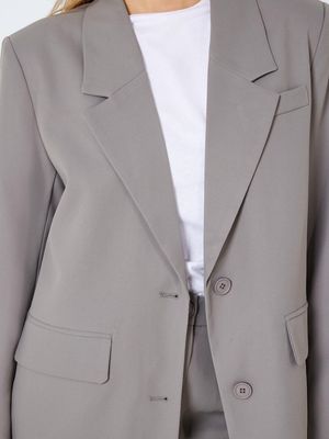 NMMILLA L/S BLAZER NOOS Titanium