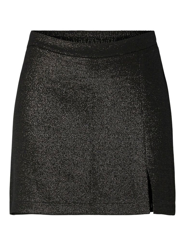 PCBOSELLA HW GLITTER SKORT NOOS Black/GOLD LUREX