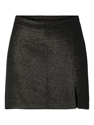PCBOSELLA HW GLITTER SKORT NOOS Black/GOLD LUREX