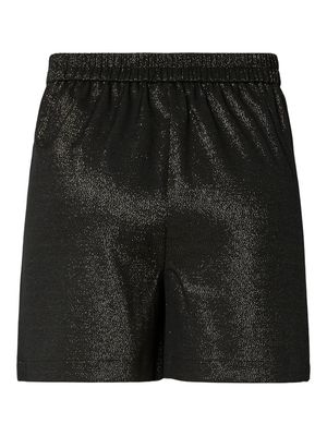 PCBOSELLA HW GLITTER SKORT NOOS Black/GOLD LUREX