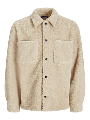 JORNEWTON TEDDY OVERSHIRT LS LN Moonbeam