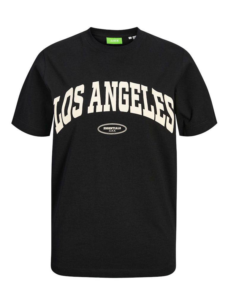JXMERLE REG SS TEE JRS Black/LOS ANGELES