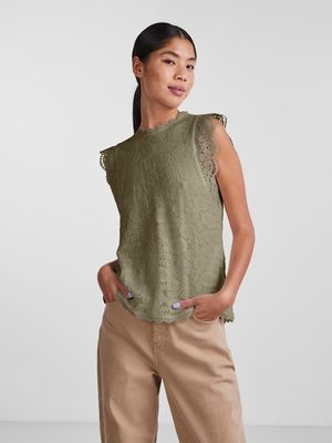 PCOLLINE SL LACE TOP NOOS Mermaid